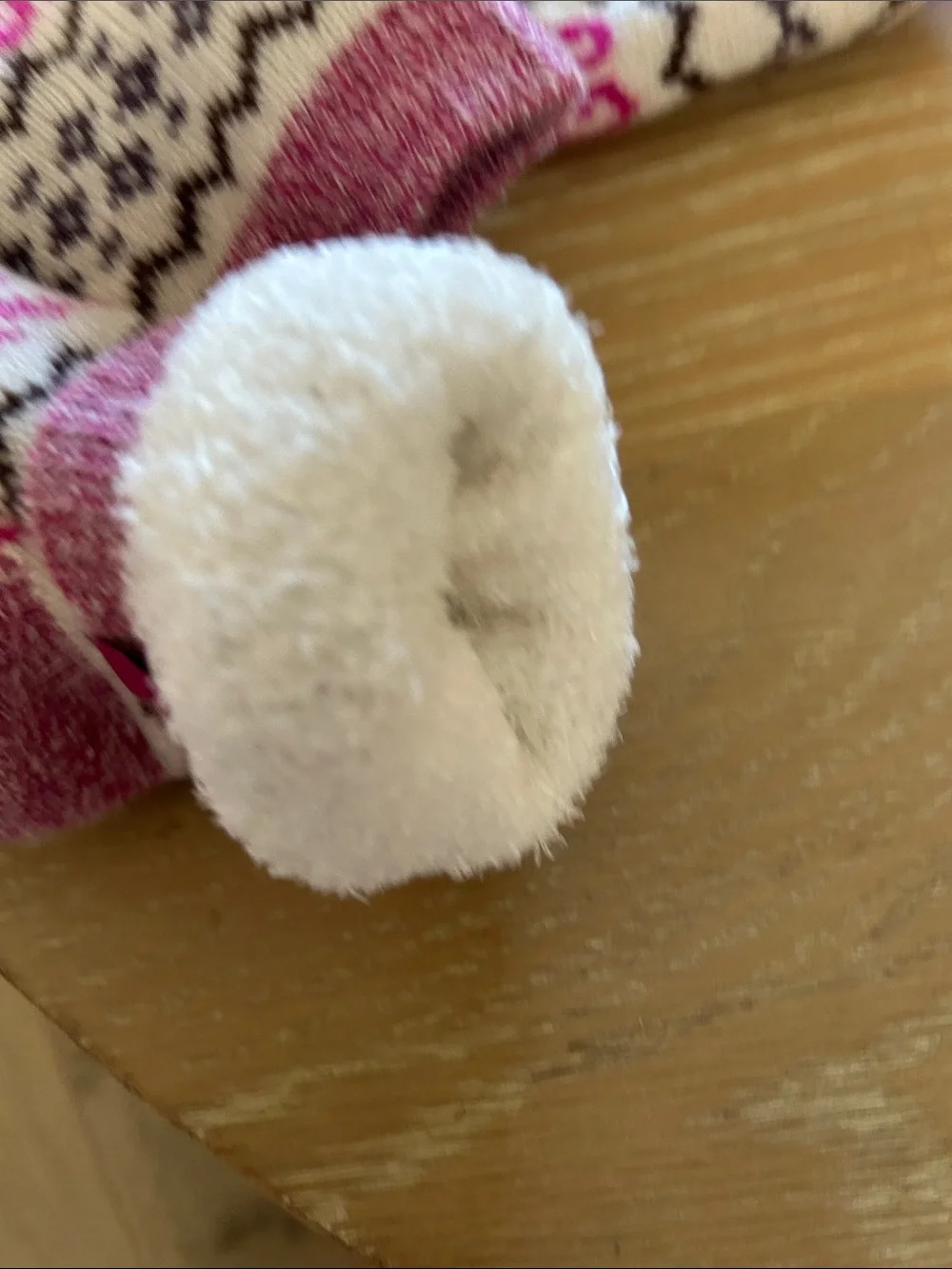 UGG®Cressida Jacquard Quarter Socks, Pink/Cream, one size NWOT
